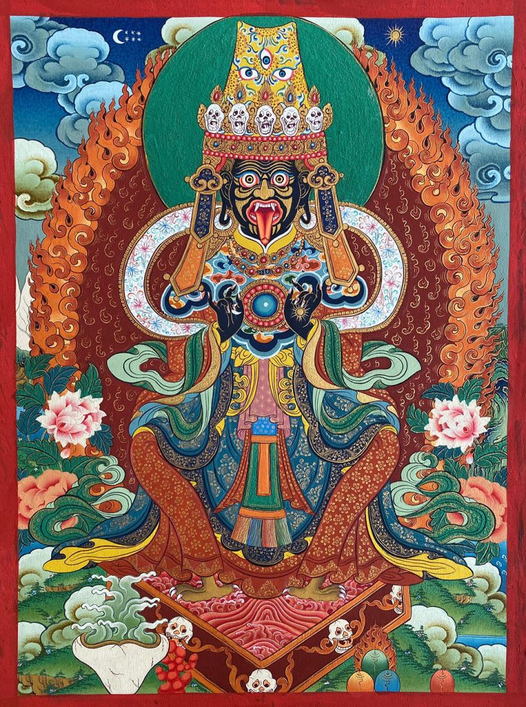 Zaki Lhamo: The Tibetan Goddess of Wealth and Protection